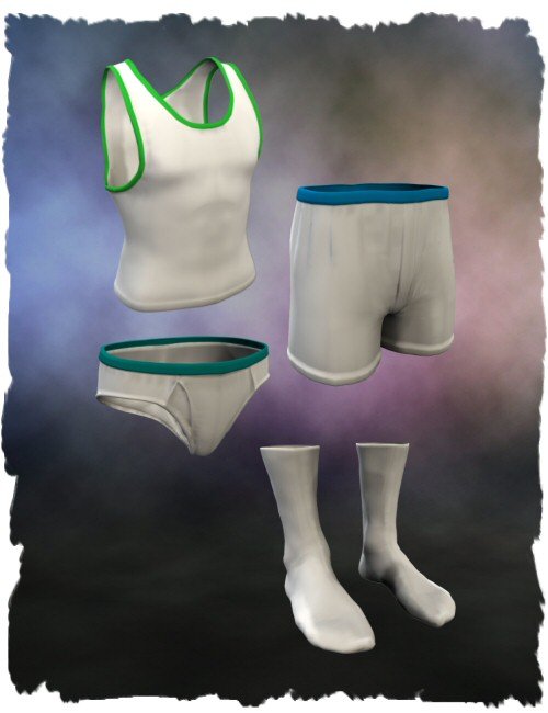Undergarments for David by: WillDupre, 3D Models by Daz 3D