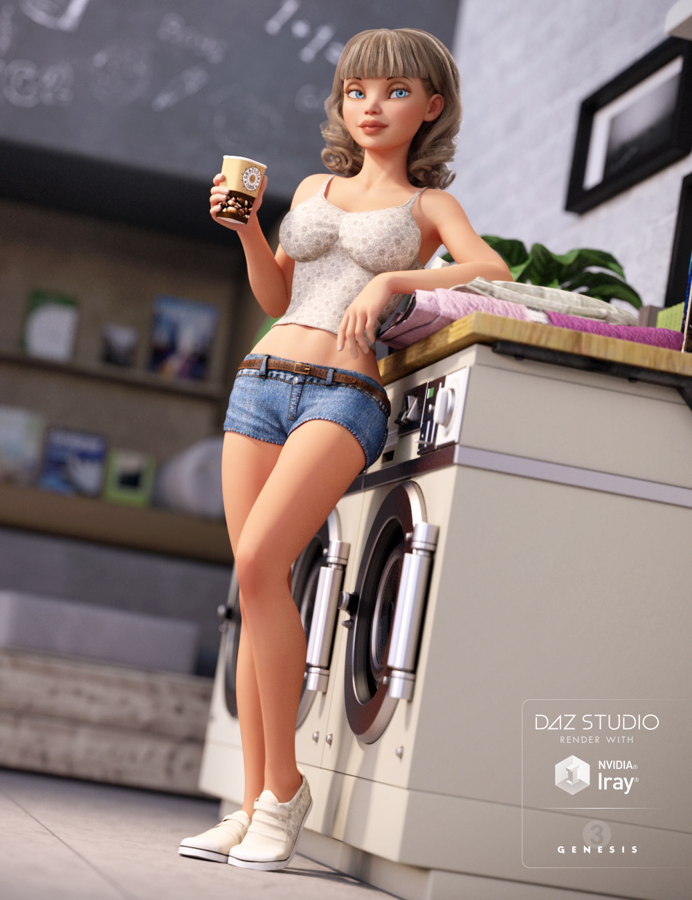 Relaxed Sunday for Genesis 3 Female(s) by: NikisatezArien, 3D Models by Daz 3D
