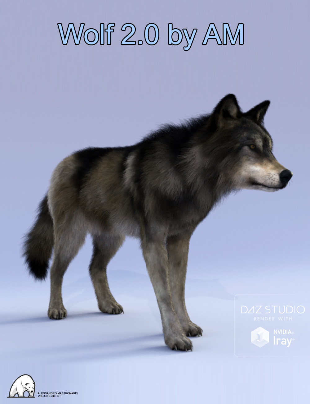 Wolf 2.0 by AM by: Alessandro_AM, 3D Models by Daz 3D