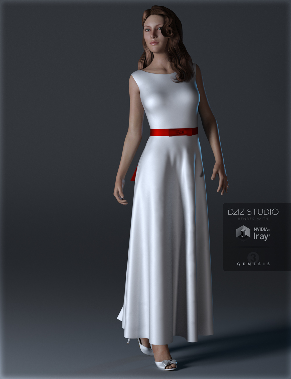 Simple Dresses Genesis 3 Female(s) by: IH Kang, 3D Models by Daz 3D