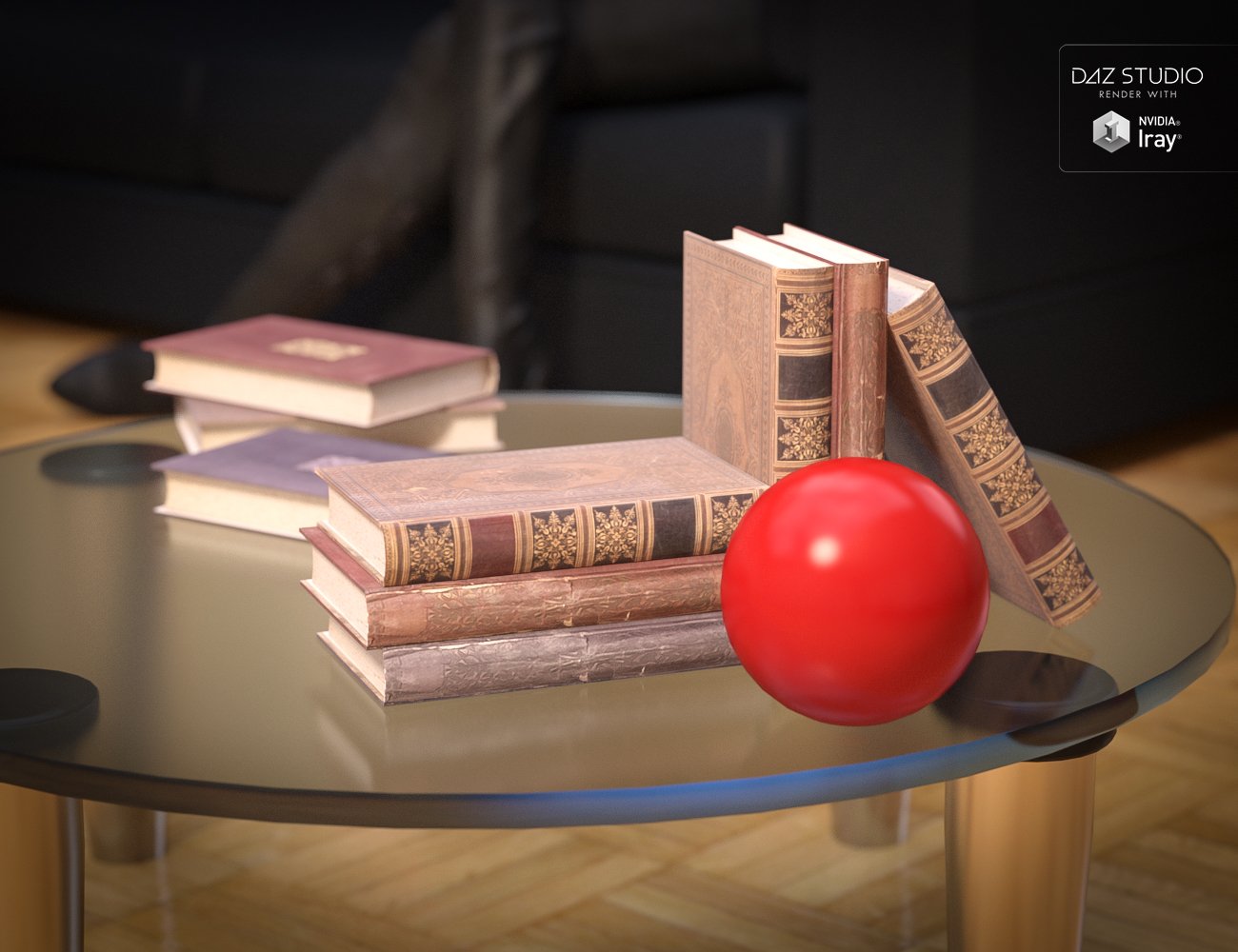 Apartment Living Room Apartment Living Room by: , 3D Models by Daz 3D