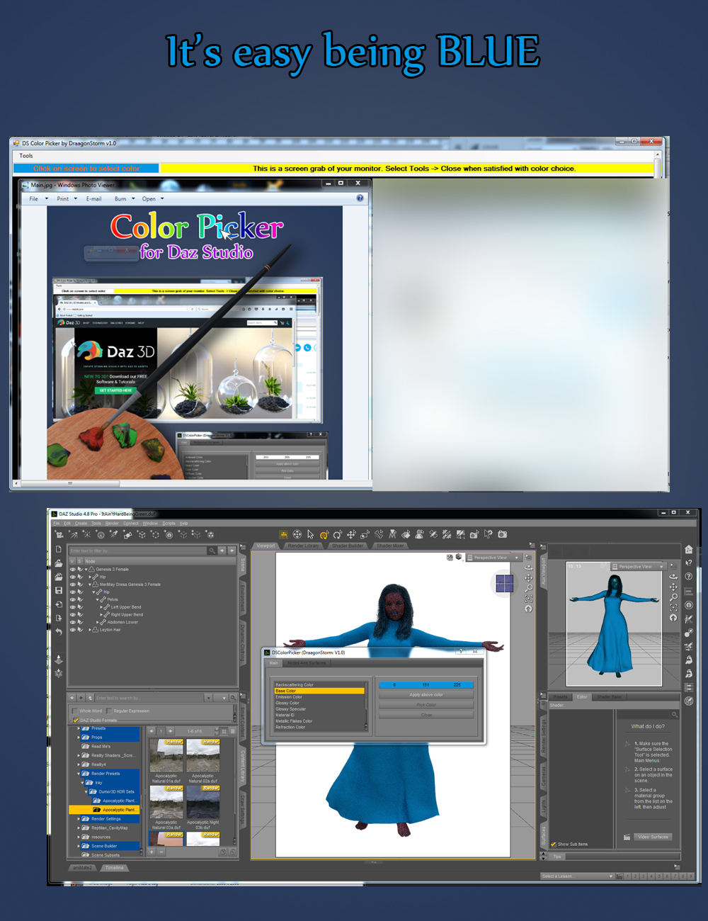 Color Picker for Daz Studio Color Picker for Daz Studio by: DraagonStorm, 3D Models by Daz 3D