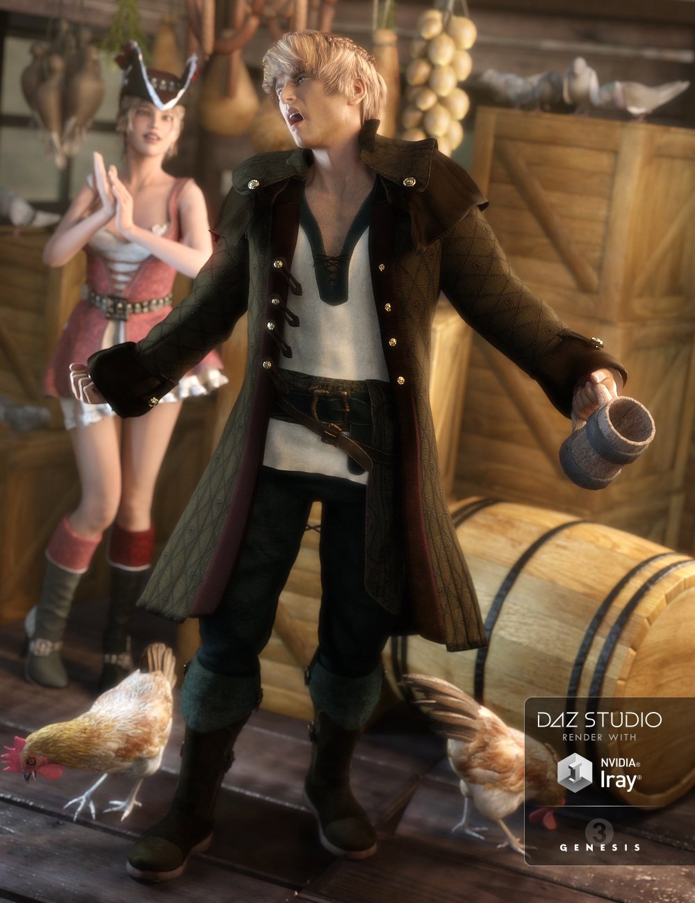 Crimson Seas Outfit Textures Crimson Seas Outfit Textures by: Anna Benjamin, 3D Models by Daz 3D