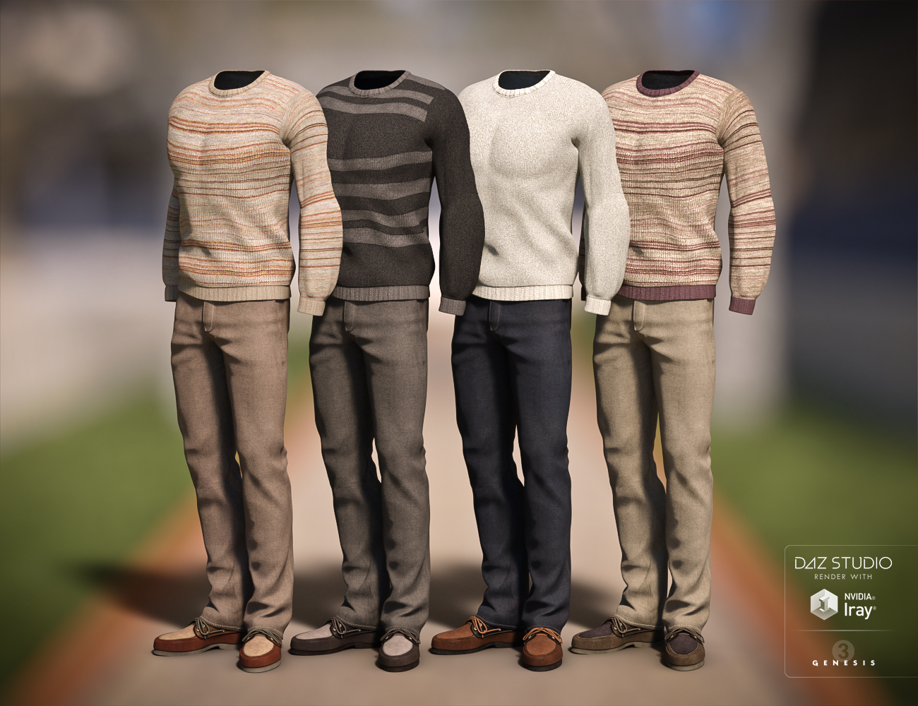 Casual Winter Textures by: Sarsa, 3D Models by Daz 3D