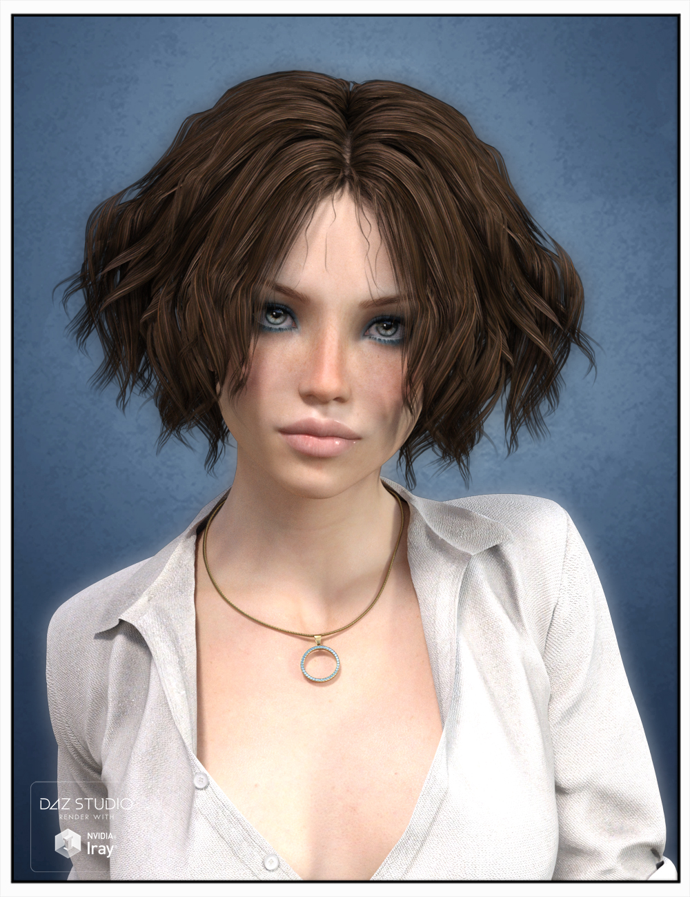 Adell Hair for Genesis 3 Female(s) and Genesis 2 Female(s) by: SWAM, 3D Models by Daz 3D