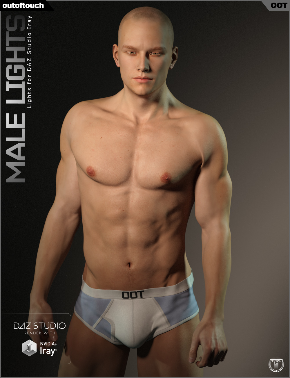 OOT Male Iray Lights by: outoftouch, 3D Models by Daz 3D