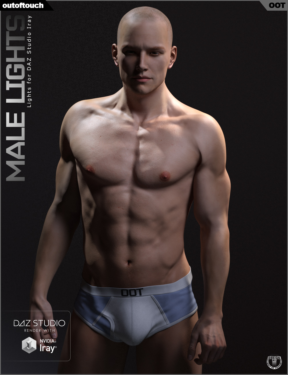 OOT Male Iray Lights OOT Male Iray Lights by: outoftouch, 3D Models by Daz 3D