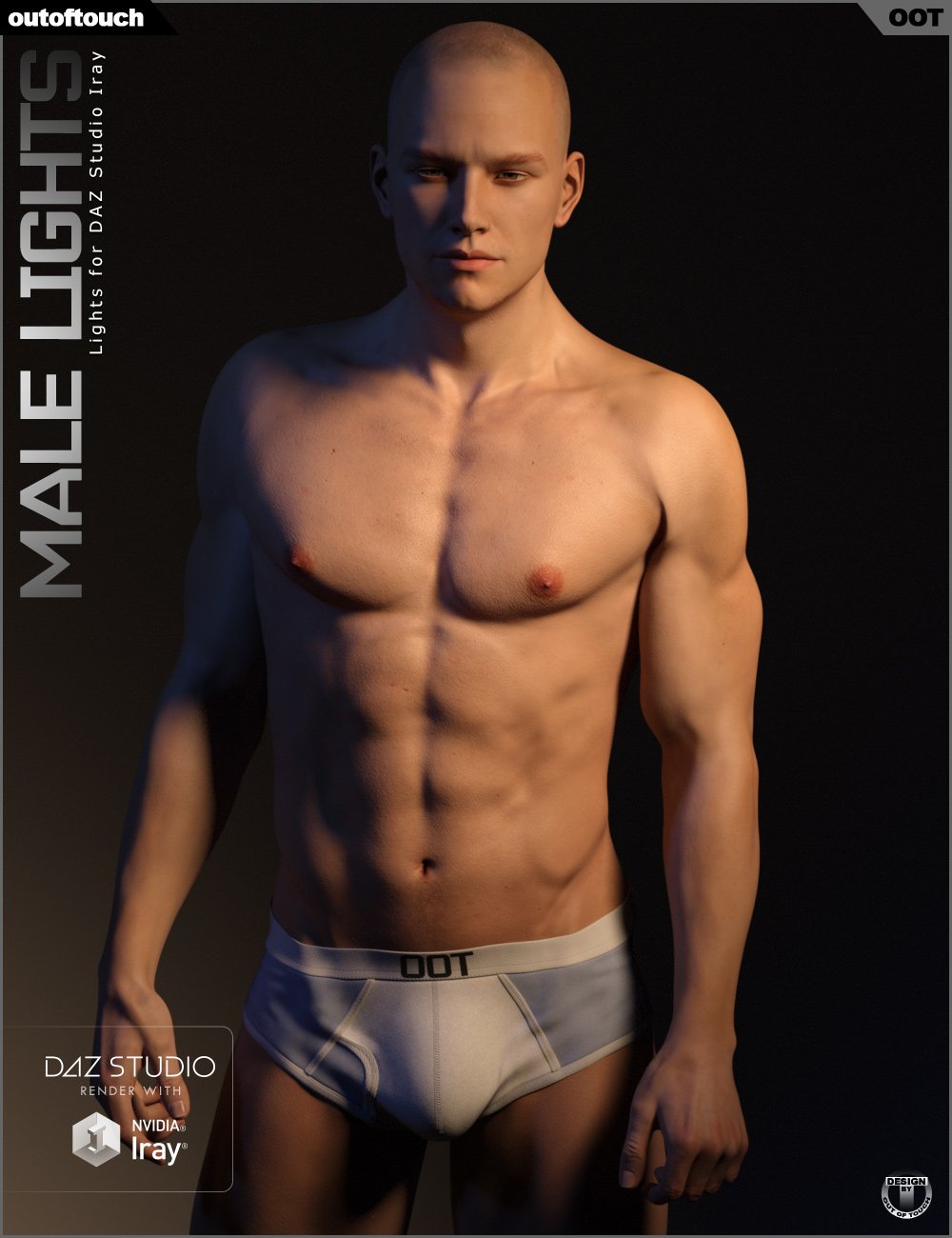 OOT Male Iray Lights by: outoftouch, 3D Models by Daz 3D