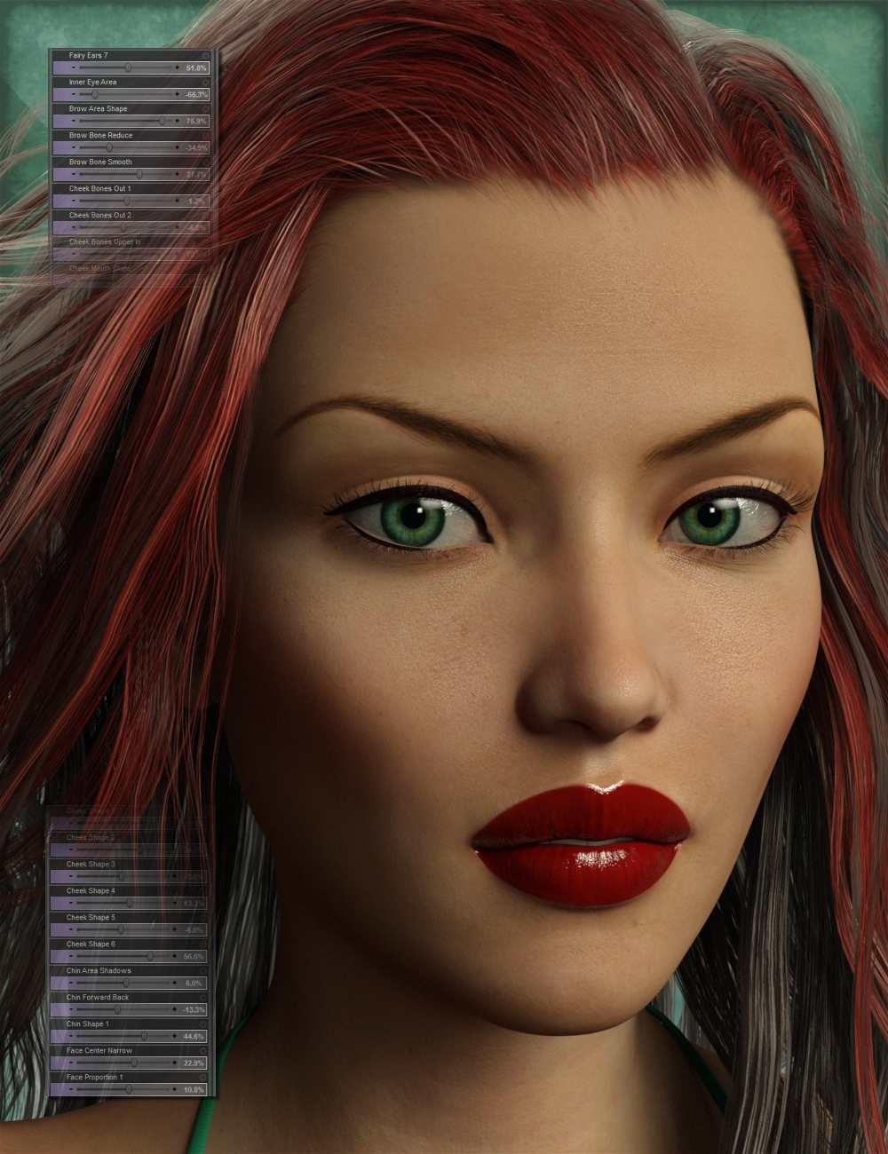 Genesis 3 Female Head Morph Resource Kit 2 by: ThorneHandspan Studios, 3D Models by Daz 3D