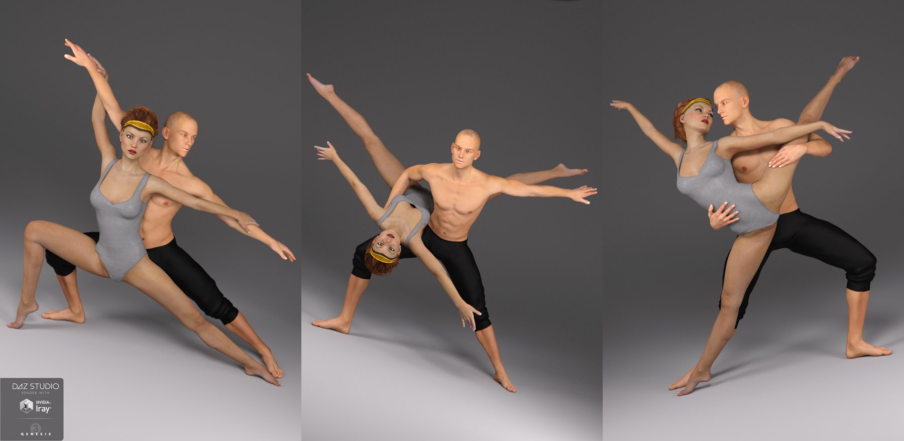 Couple Dancing Ballet by Oleg66