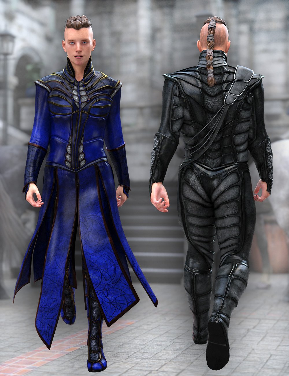 Rune Male Outfit for Genesis 3 Male(s) | Daz 3D