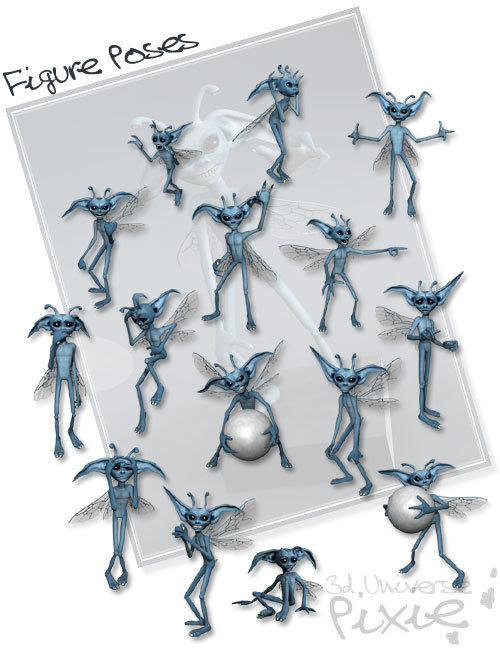 Power Pixie Power Pixie by: 3D UniverseGareee, 3D Models by Daz 3D