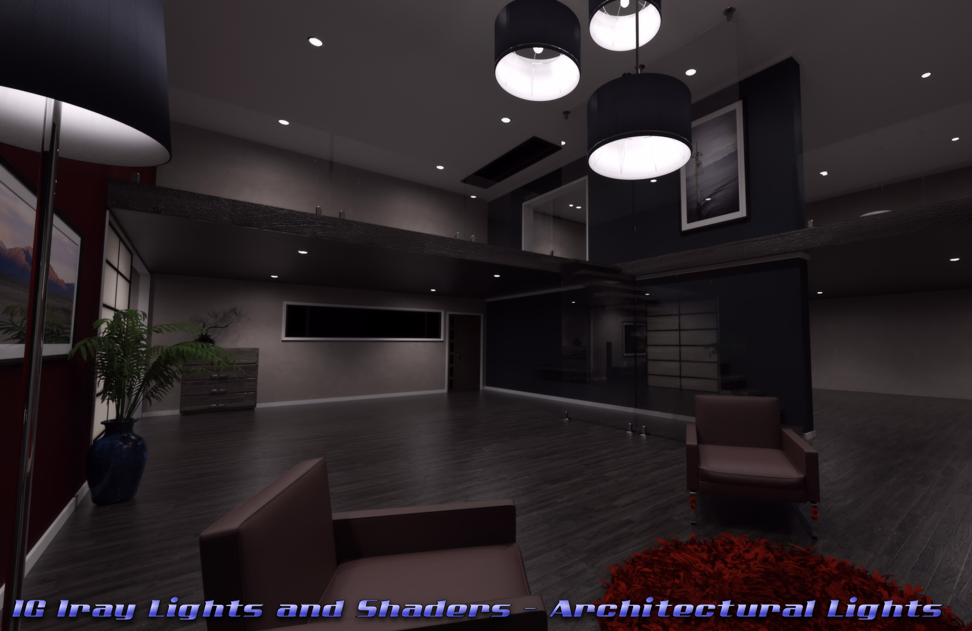 IG Iray Lights and Shaders - Architectural Lights by: IDG DesignsInaneGlory, 3D Models by Daz 3D