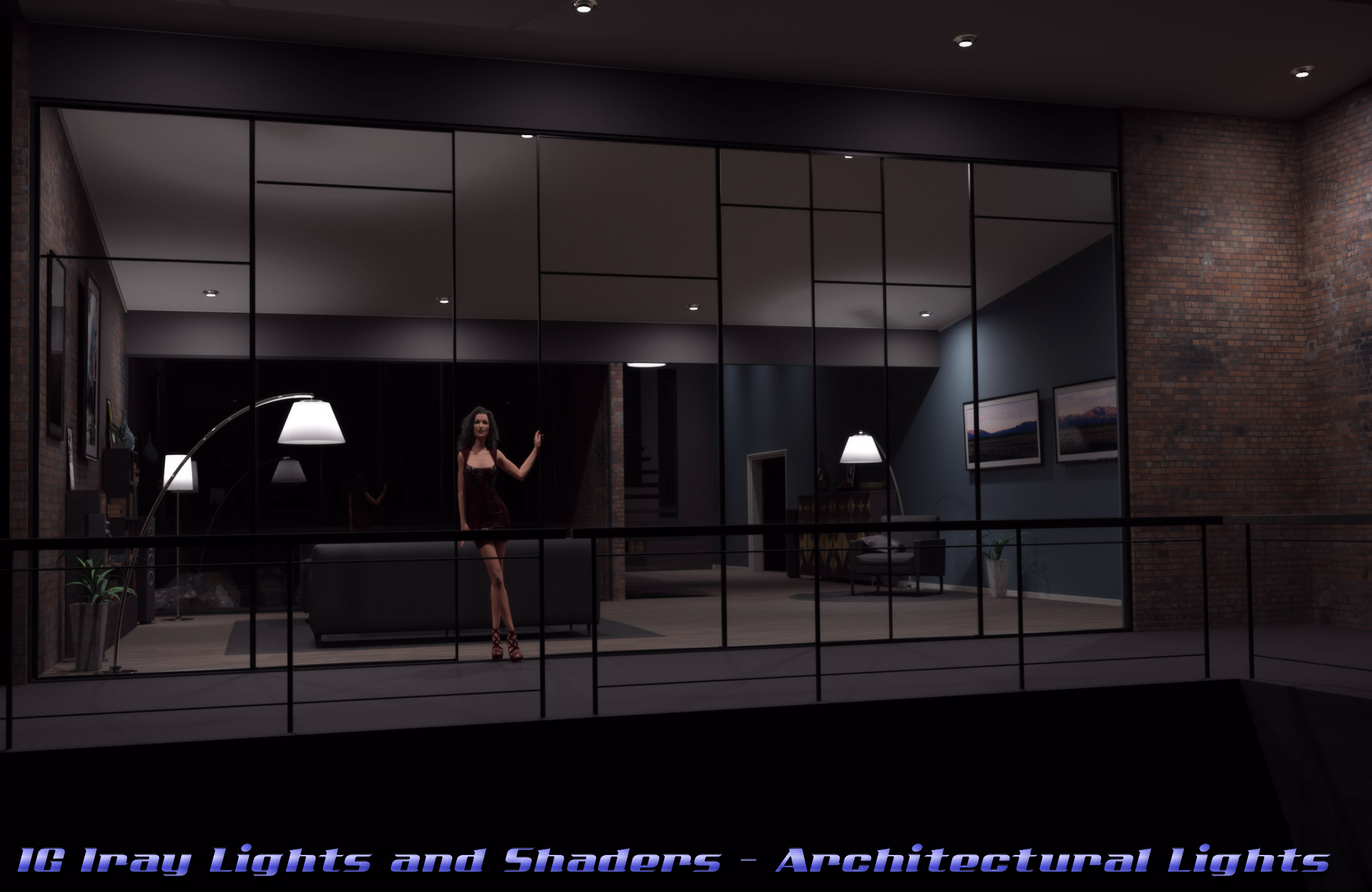 IG Iray Lights and Shaders - Architectural Lights by: IDG DesignsInaneGlory, 3D Models by Daz 3D