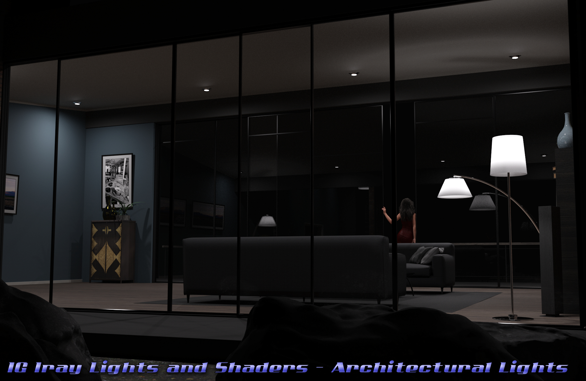 IG Iray Lights and Shaders - Architectural Lights IG Iray Lights and Shaders - Architectural Lights by: IDG DesignsInaneGlory, 3D Models by Daz 3D
