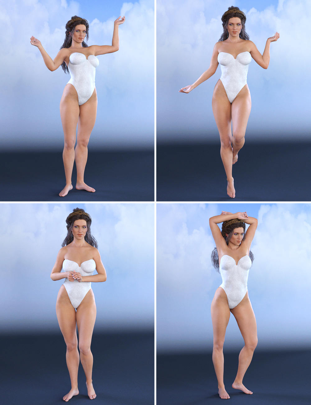 Greek Goddess Poses for Olympia 7 by: ironman13, 3D Models by Daz 3D