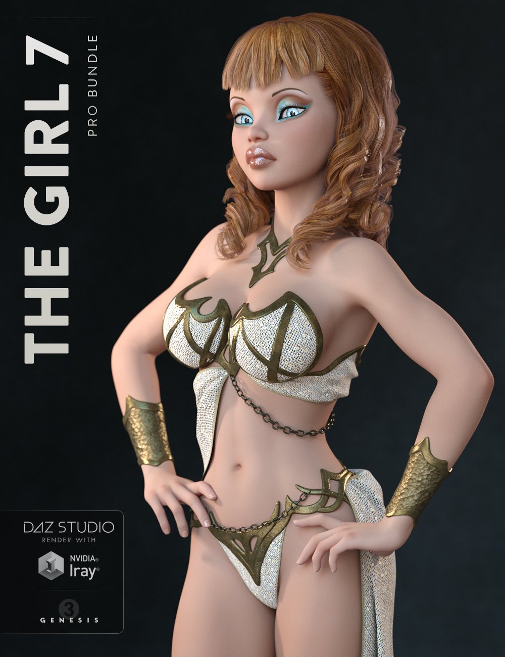 The Girl 7 Pro Bundle by: , 3D Models by Daz 3D