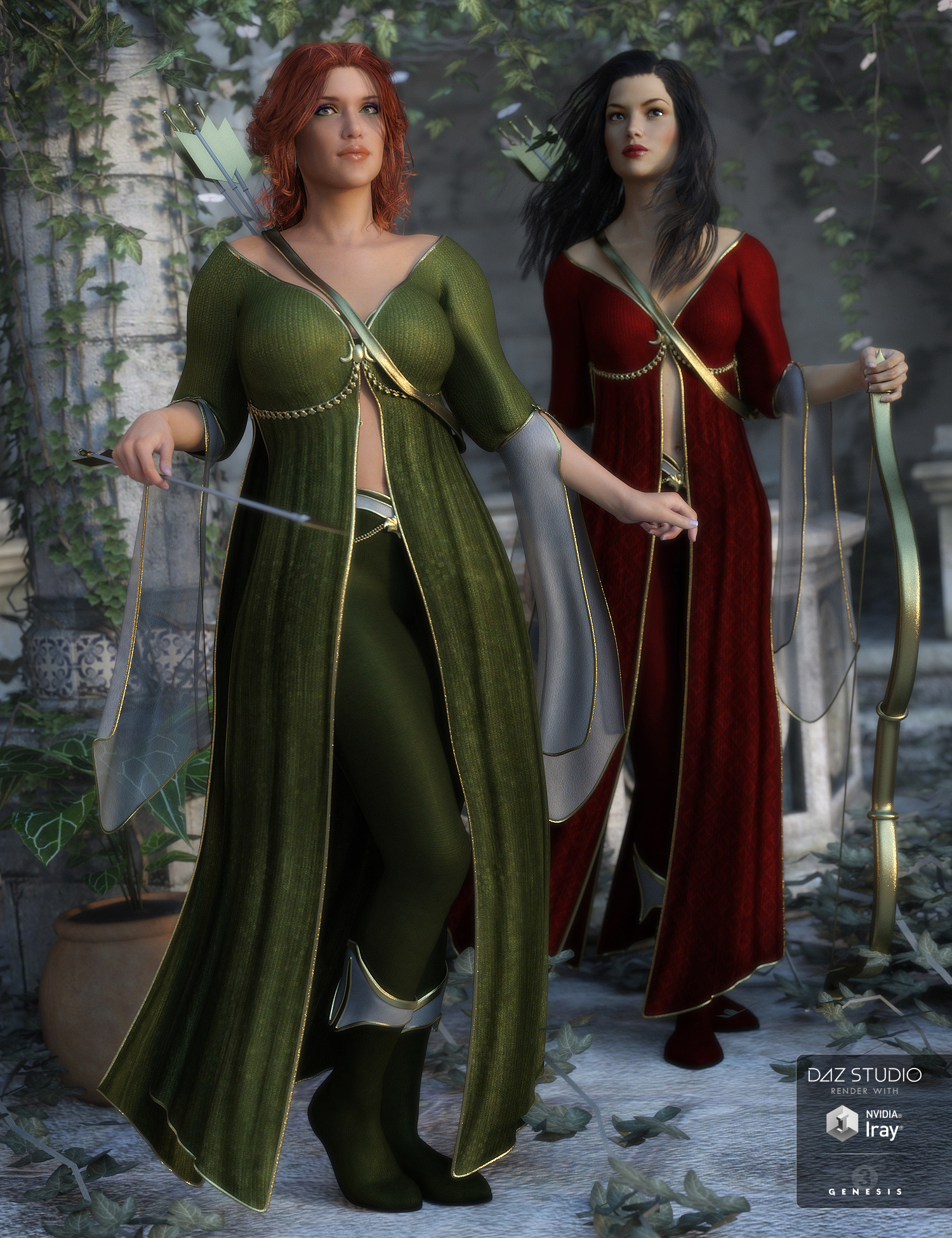 Artemis Moon Outfit Textures by: OziChick, 3D Models by Daz 3D