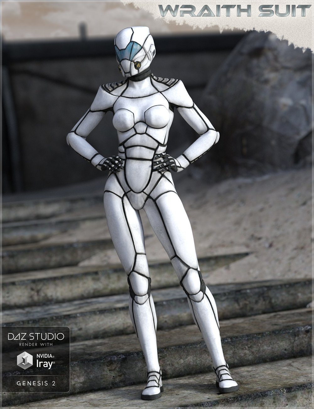 HFS Wraith Suit for Genesis 2 and 3 Female(s) HFS Wraith Suit for Genesis 2 and 3 Female(s) by: DarioFish, 3D Models by Daz 3D