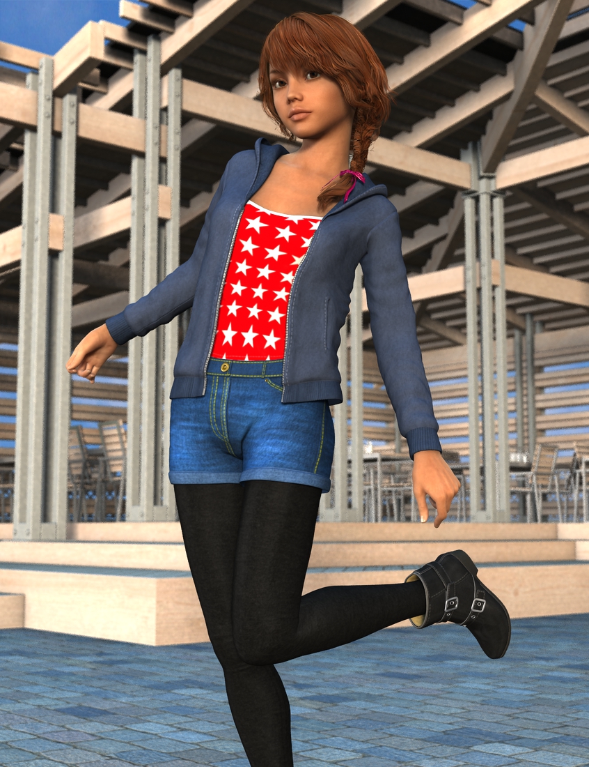 Mall Girl for Genesis 3 Female(s) by: Dogz, 3D Models by Daz 3D