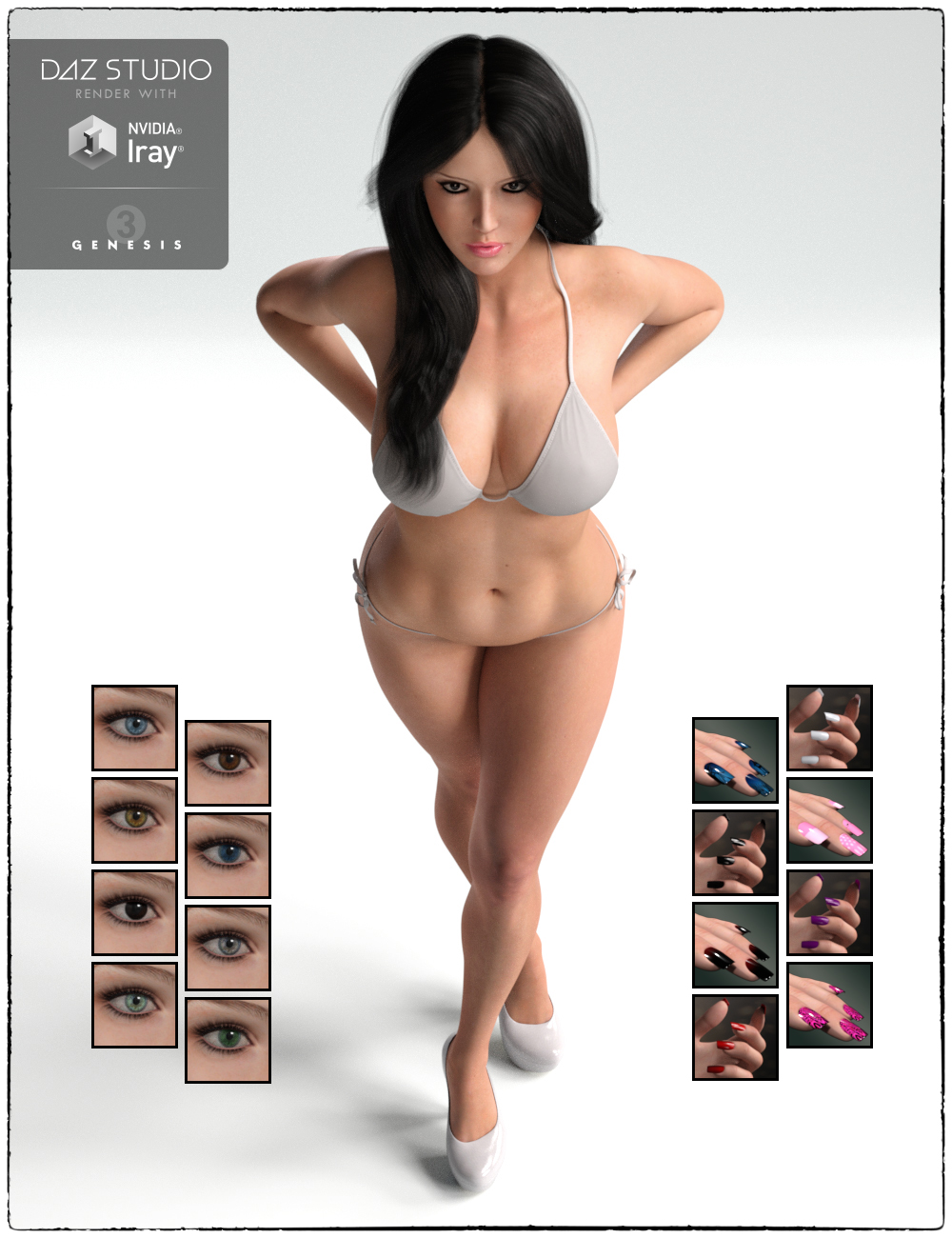 Jill for Genesis 3 Female(s) by: Digital Touch, 3D Models by Daz 3D