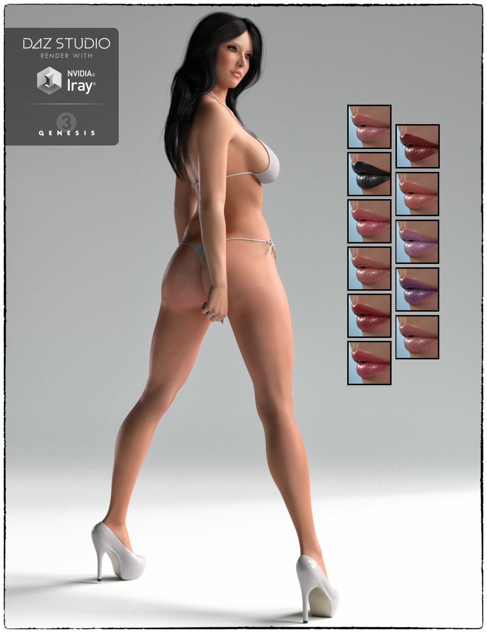 Jill for Genesis 3 Female(s) by: Digital Touch, 3D Models by Daz 3D