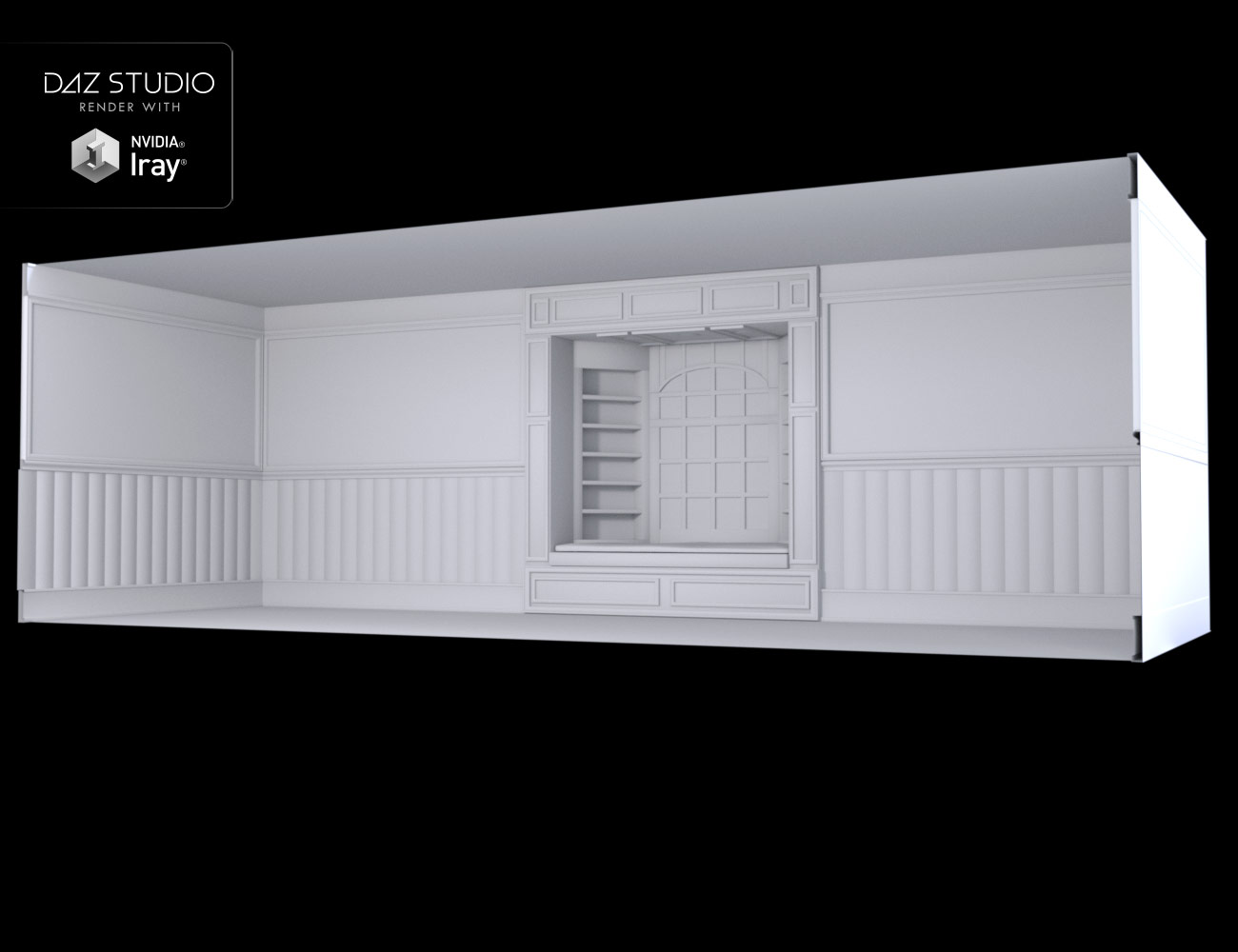 Window Seat by: ARTCollab, 3D Models by Daz 3D