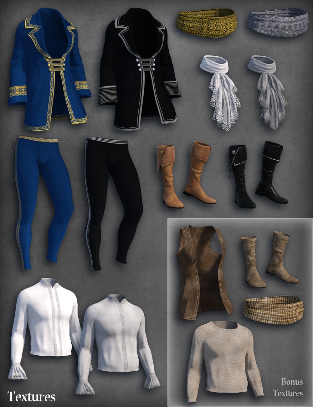 Fairytale Prince for Genesis 3 Male(s) by: esha, 3D Models by Daz 3D