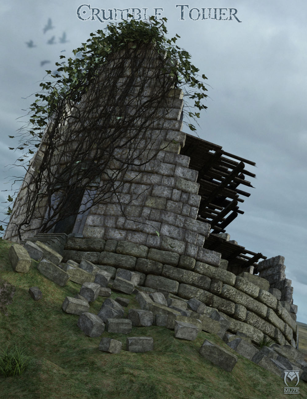 Crumble Tower by: Muze, 3D Models by Daz 3D