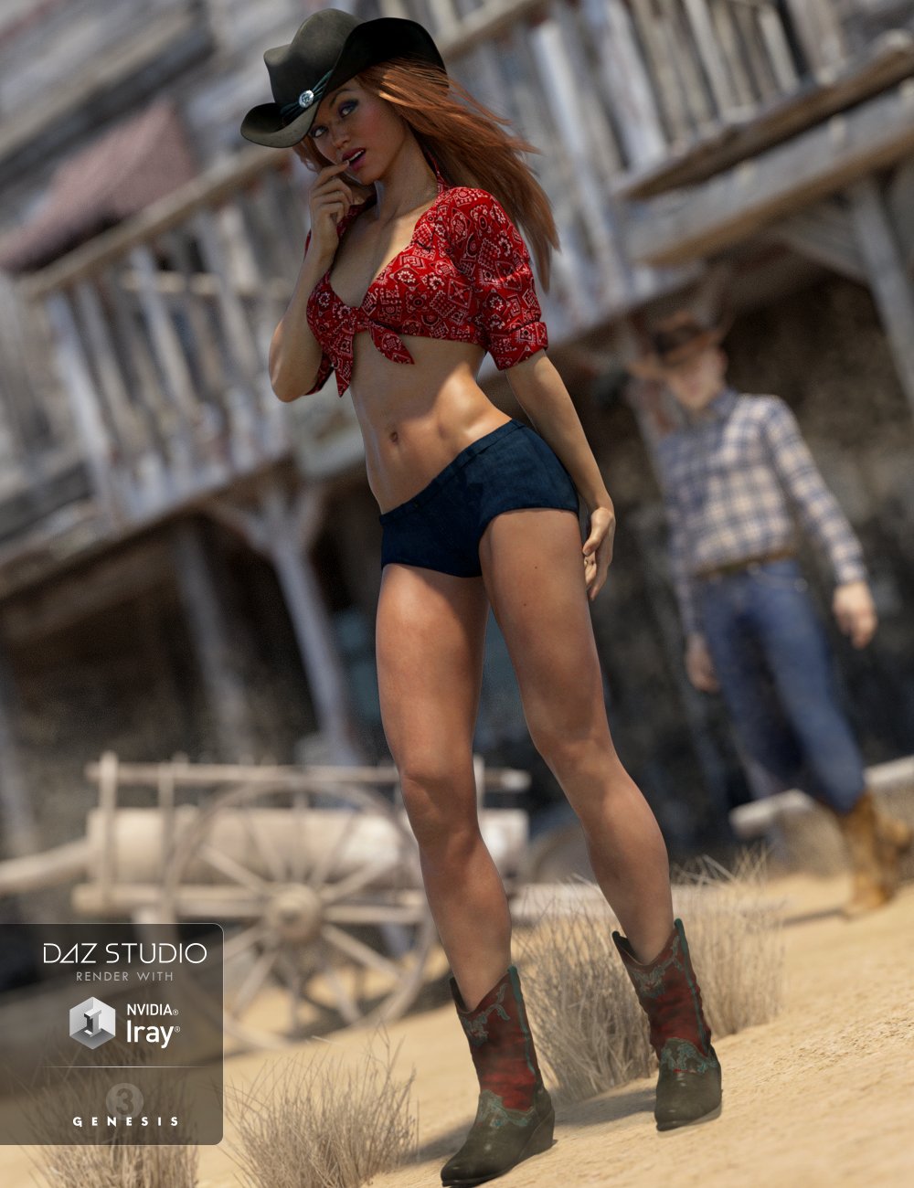 Giddy Up for Genesis 3 Female(s) by: Anna BenjaminBarbara Brundon, 3D Models by Daz 3D