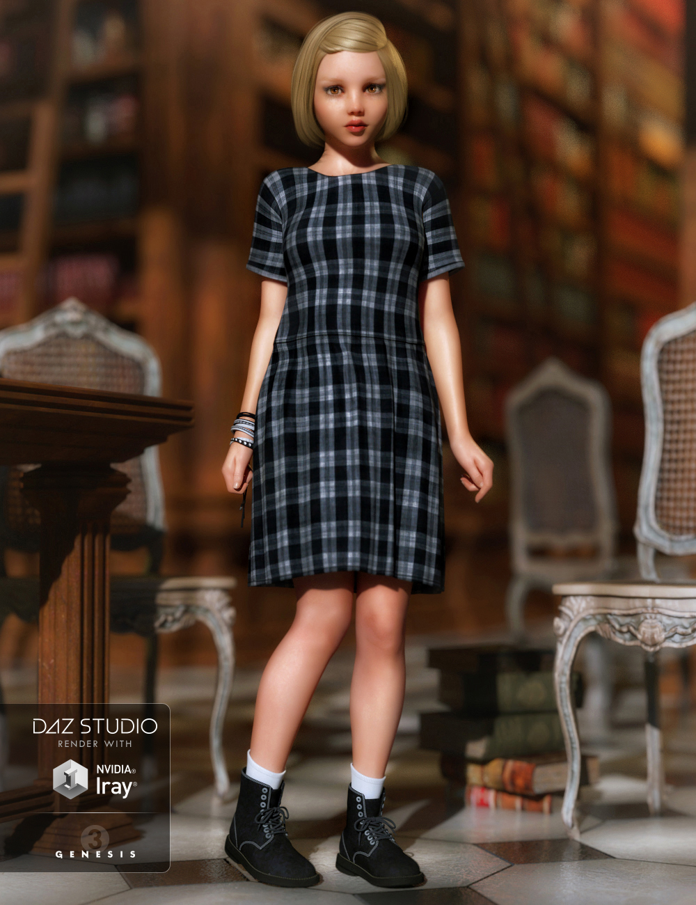 Tween Julie 7 Starter Bundle Daz 3d