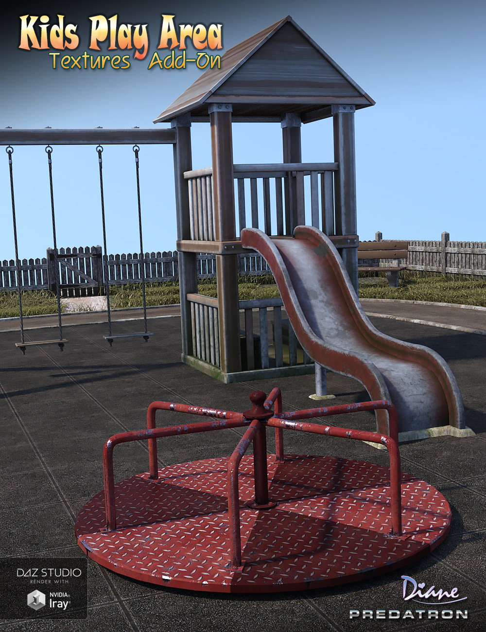 Kids Play Area Texture Add On by: DianePredatron, 3D Models by Daz 3D