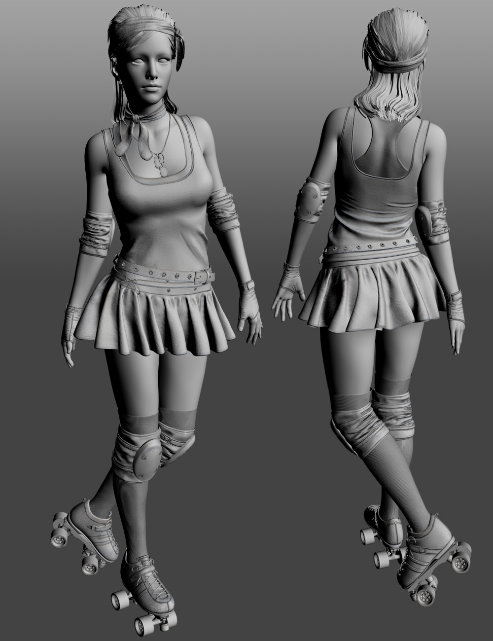 Roller Derby for Genesis 3 Female(s) by: Luthbellina, 3D Models by Daz 3D