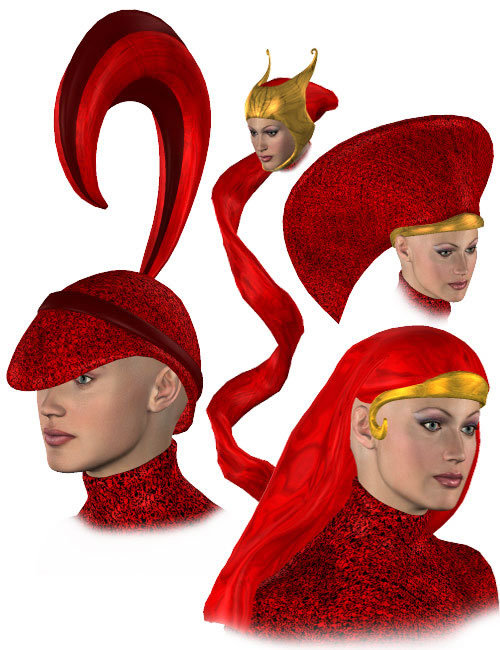 The Dress Headpiece for Stephanie 3.0 Petite by: Lourdes, 3D Models by Daz 3D