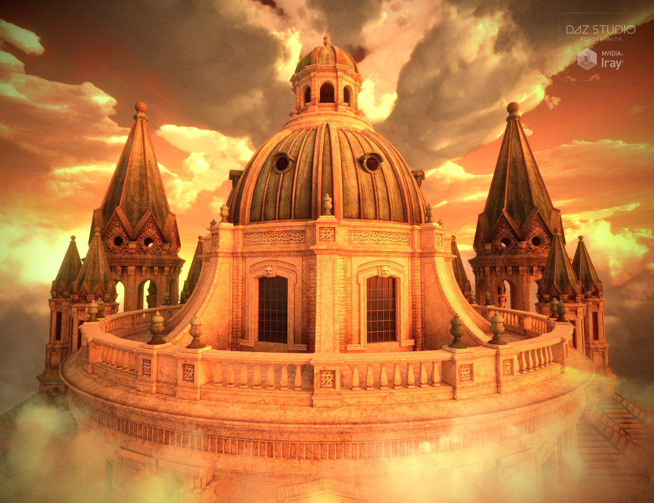 Skies of iRadiance - Sunset HDRIs for Iray by: DimensionTheory, 3D Models by Daz 3D