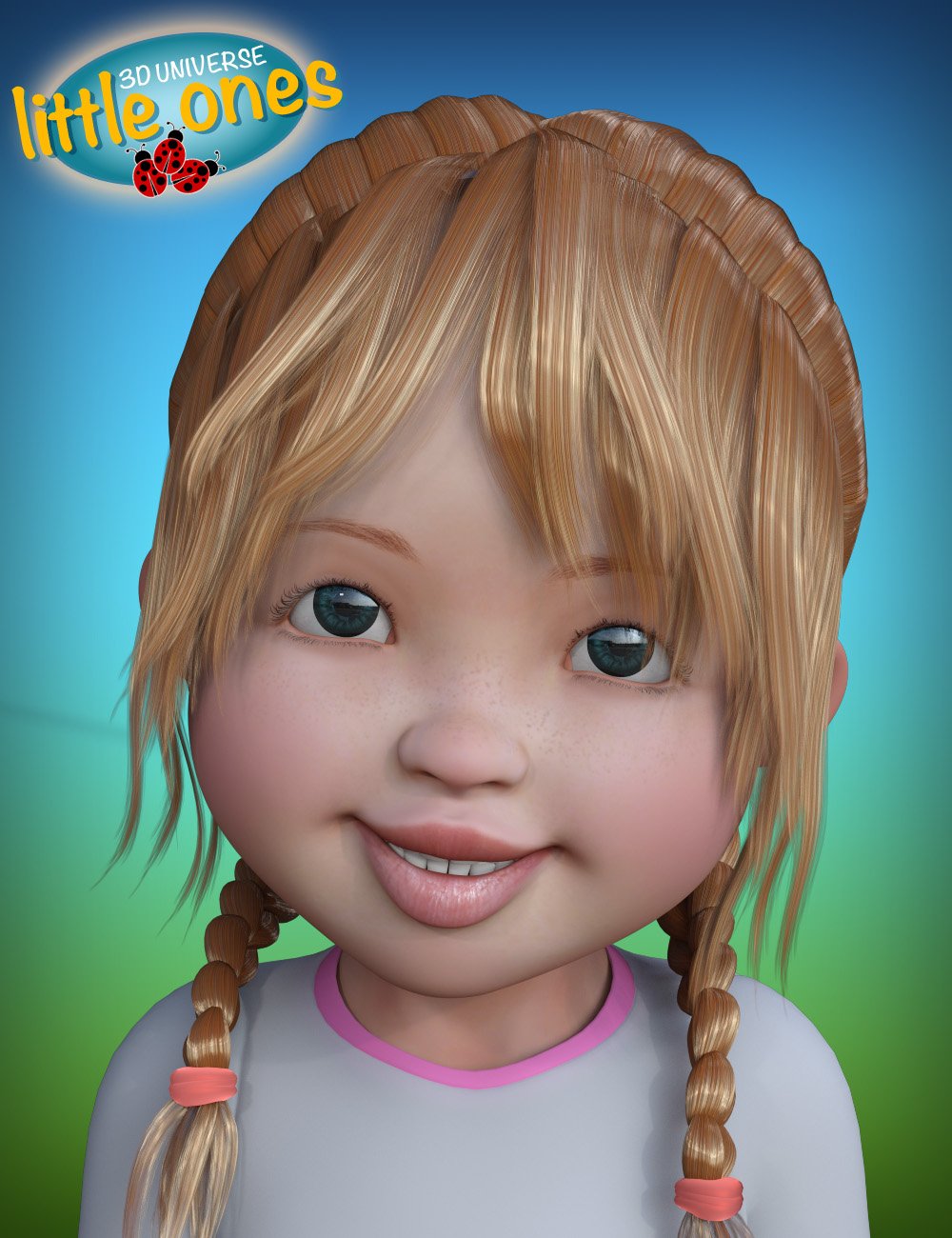 Little Ones Caucasian Female For Genesis 3 Female Daz 3d