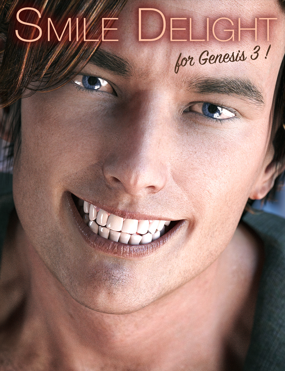 Smile Delight for Genesis 3 Male(s) by: Cake One, 3D Models by Daz 3D