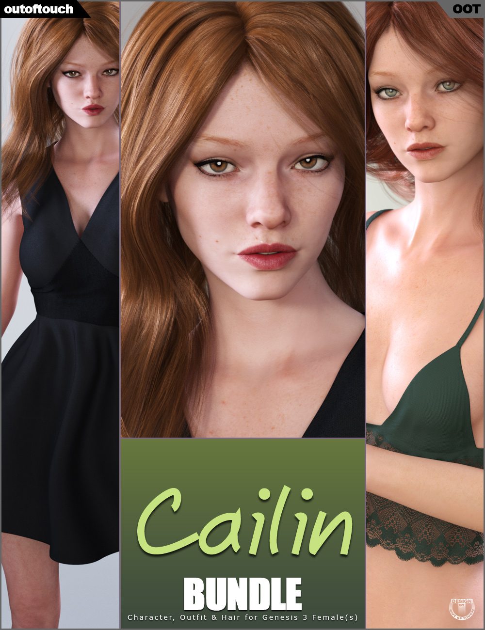 Cailin Bundle by: outoftouchRaiya, 3D Models by Daz 3D