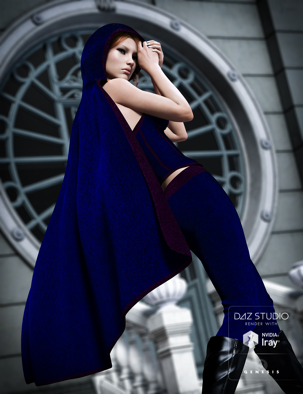 Hooded Cloak for Genesis 3 Female(s) Hooded Cloak for Genesis 3 Female(s) by: JGreenleesPoisenedLily, 3D Models by Daz 3D