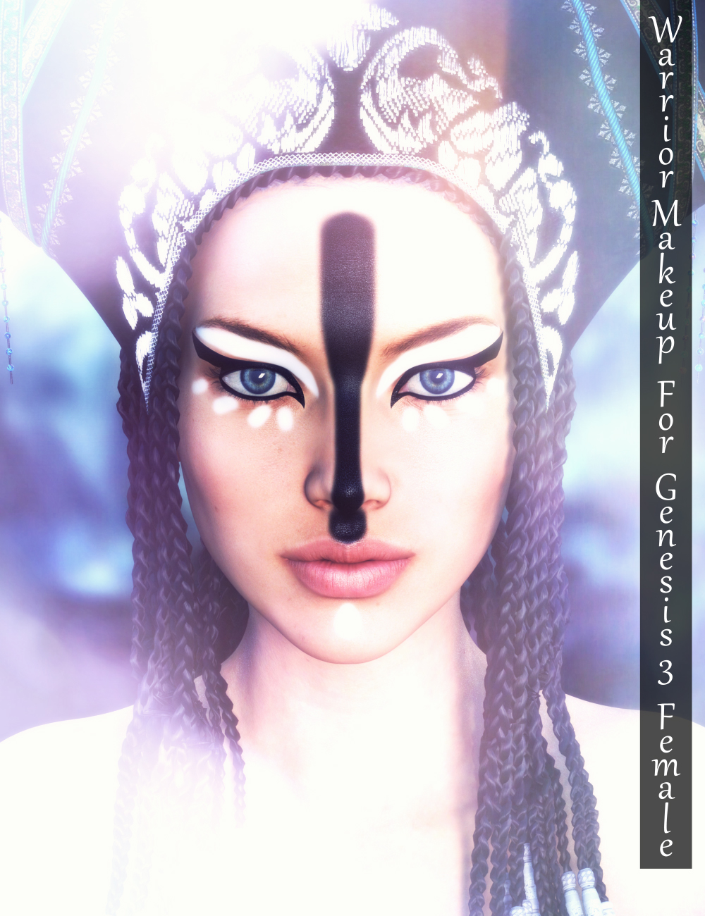 Warrior Make-up for Genesis 3 Female(s) by: Neikdian, 3D Models by Daz 3D