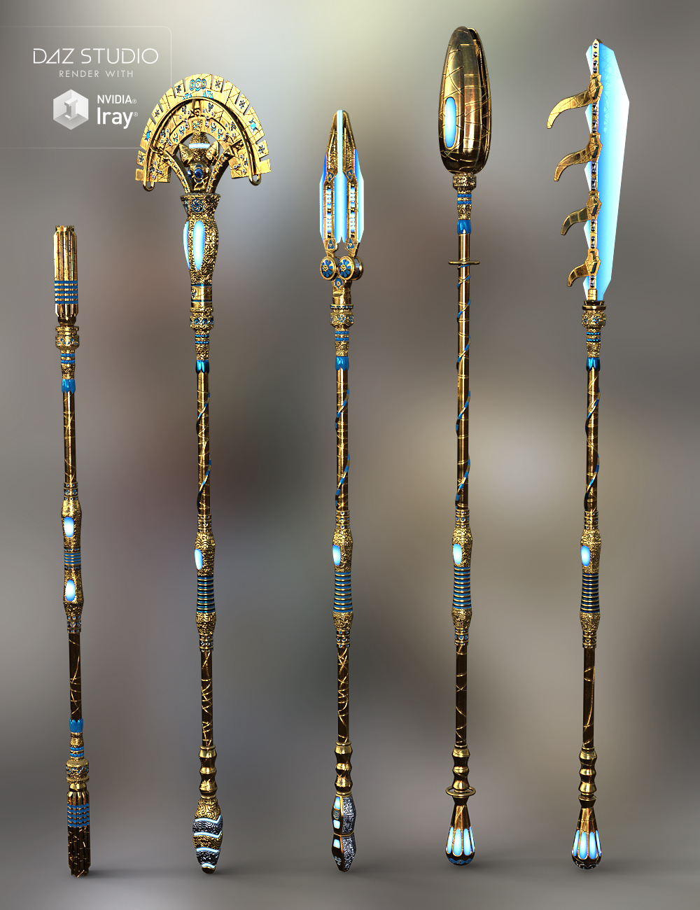Atlantida Weapons Atlantida Weapons by: petipet, 3D Models by Daz 3D