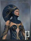 Blue Moods Head Dress Blue Moods Head Dress by: LaurieS, 3D Models by Daz 3D