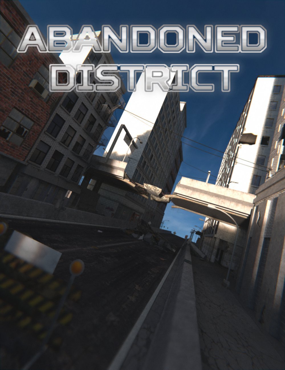 Abandoned District by: Mely3D, 3D Models by Daz 3D