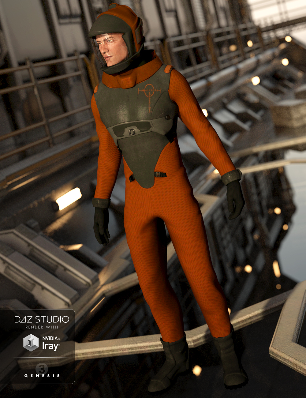 Space Corps for Genesis 3 Male(s) by: Anna BenjaminMada, 3D Models by Daz 3D