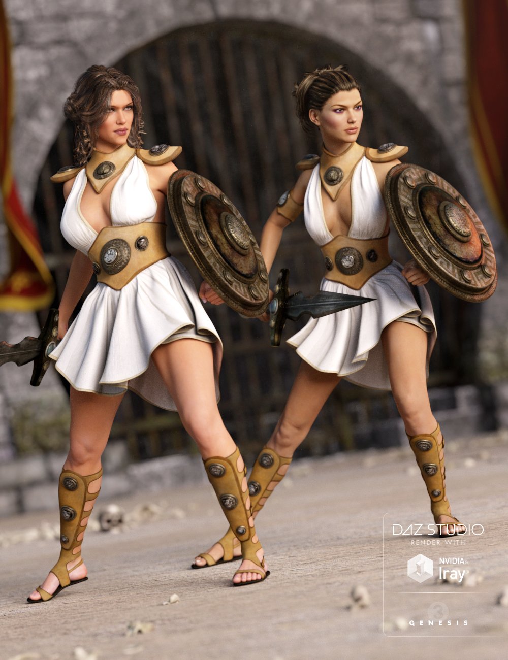Gladiator Goddess for Genesis 3 Female(s) by: NikisatezSarsa, 3D Models by Daz 3D