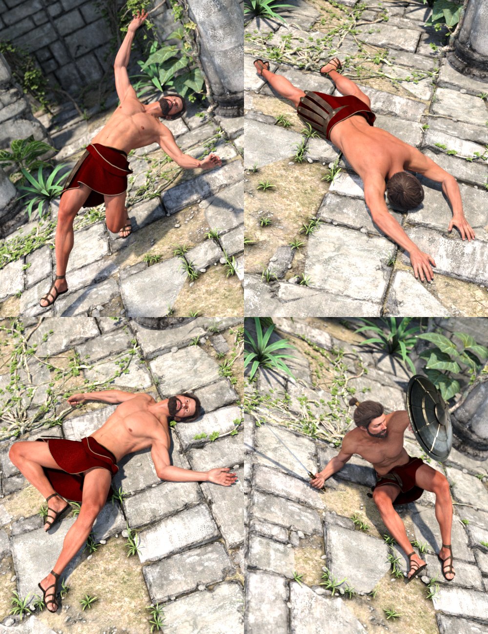 Capsces Gladiator Poses Leo 7 Capsces Gladiator Poses Leo 7 by: Capsces Digital Ink, 3D Models by Daz 3D