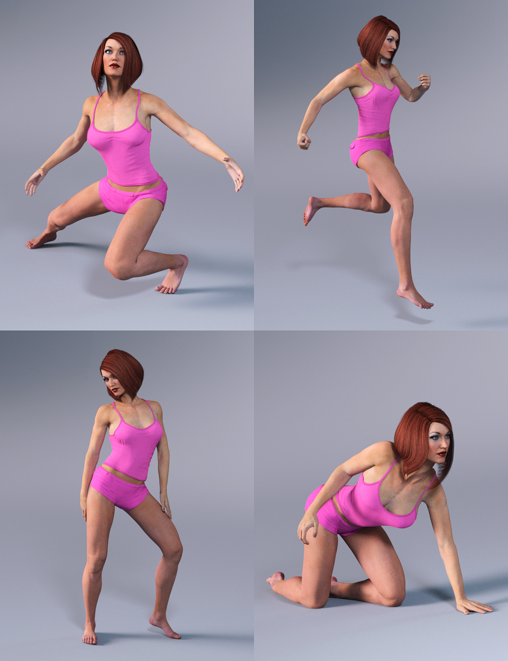 DA Confident Poses for Gia 7 by: Design Anvil, 3D Models by Daz 3D