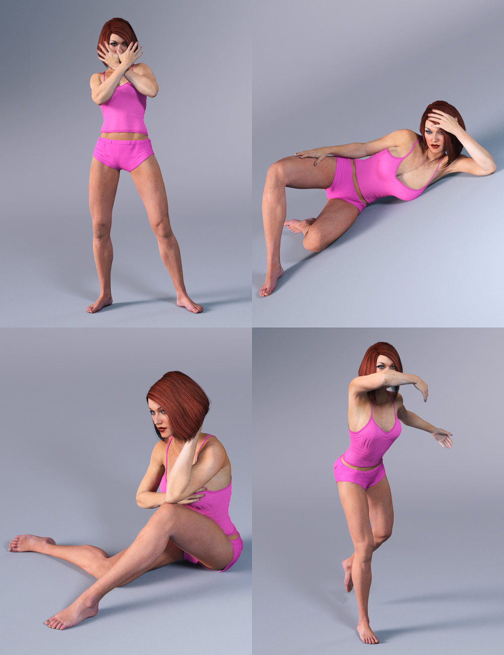 DA Confident Poses for Gia 7 by: Design Anvil, 3D Models by Daz 3D
