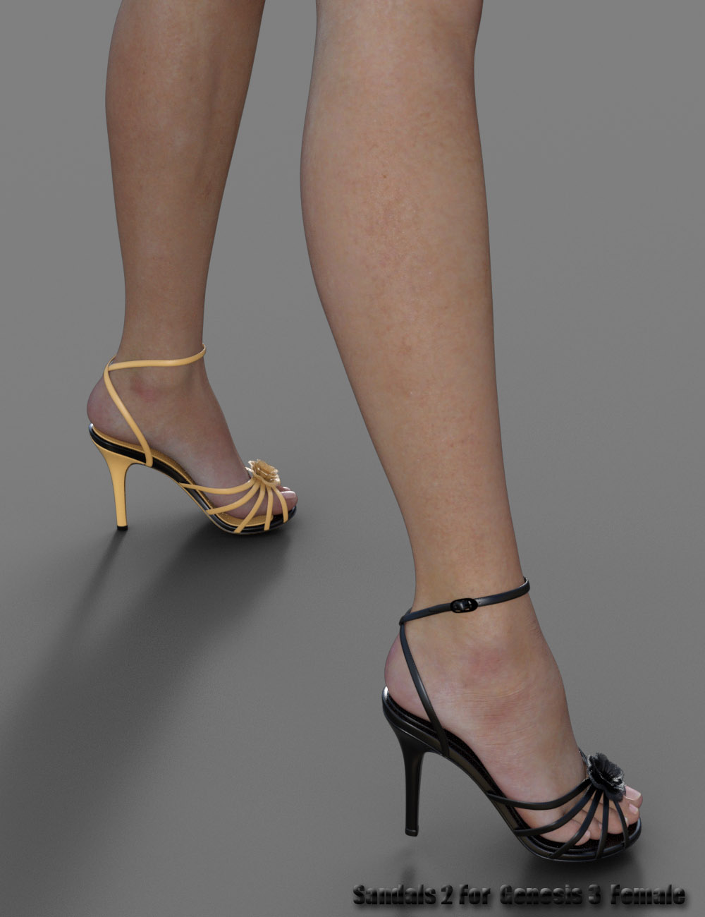 Sandals 2 for Genesis 3 Female(s) | Daz 3D