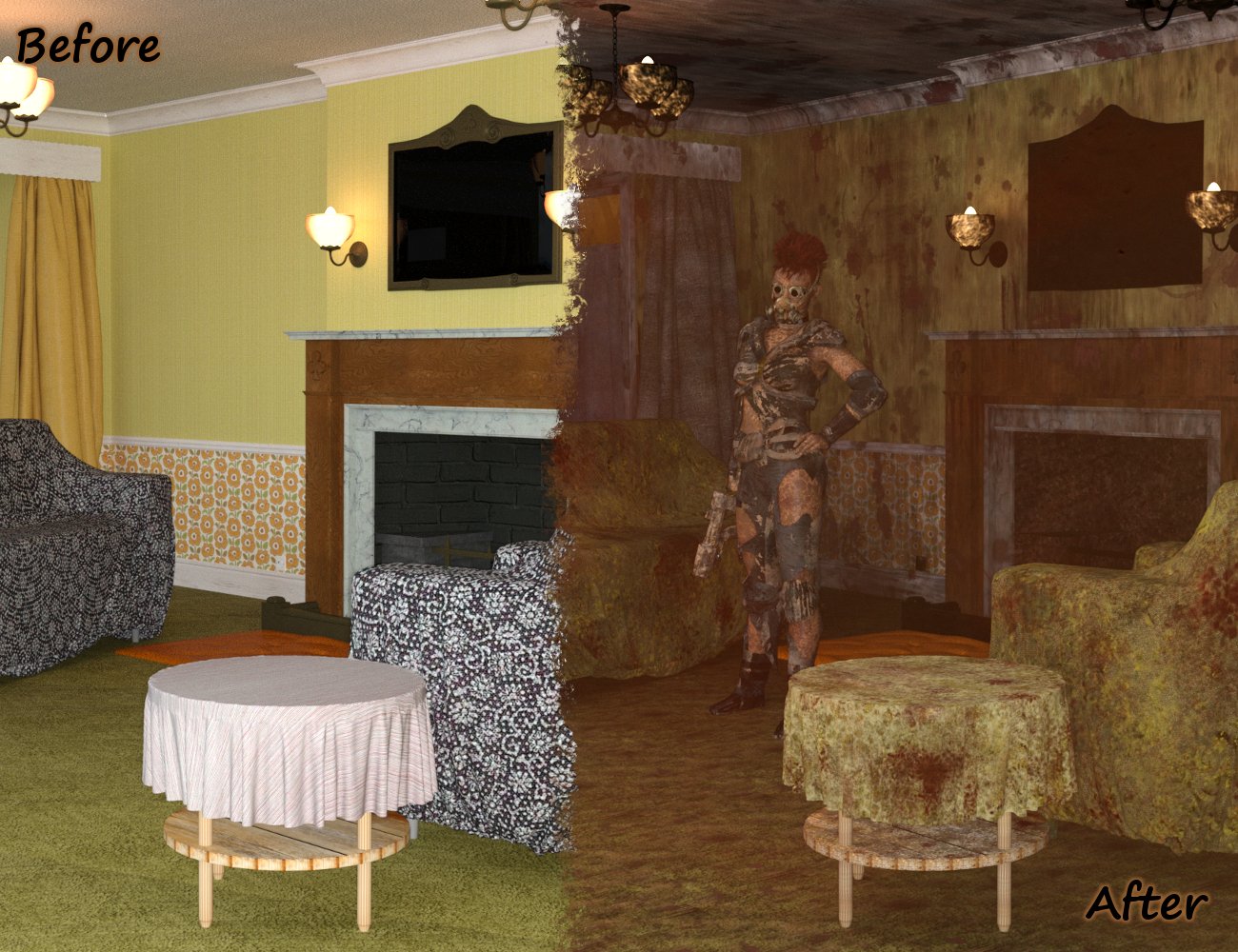 FSL Filthy Dirty Iray Shaders FSL Filthy Dirty Iray Shaders by: Fuseling, 3D Models by Daz 3D